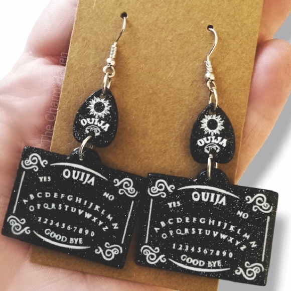 Ouija Board Dangle Earrings - Picture 1 of 1
